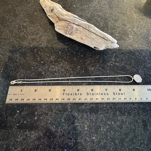 Boho Mandala Pendant Necklace – Handmade, Sterling Silver Chain, Zen Style - Picture 5 of 6